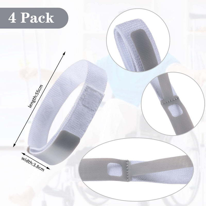 Foley Catheter Holder Urinary Legband Holder Catheter Tube Holder Anti Slip Anti Irritation Silicone Grip (Gray) Gray