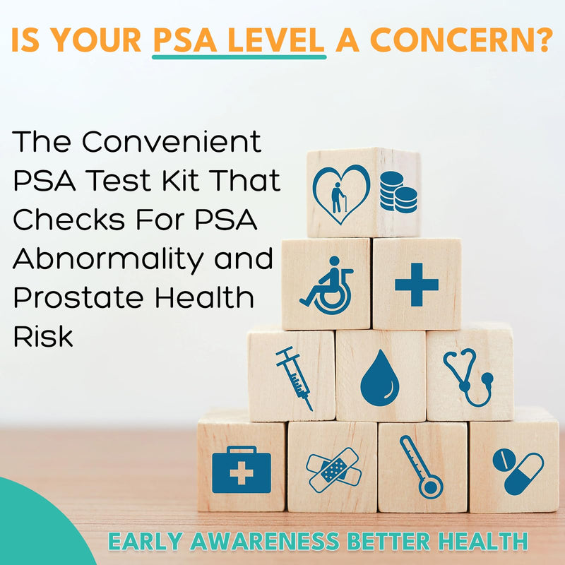 PSA Test Kit, PSA Test kit at Home PSA Health | Home PSA Test Highly Accurate, Easy to Read and Use. Quick Results | Includes All Test Components 1 Count (Pack of 1)