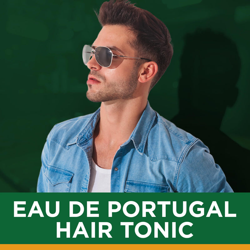 [Australia] - Clubman Pinaud Eau de Portugal Compound Hair Tonic, Formulated for Light Hair, Removes Loose Dandruff, 12.5 fl oz, 1-pack 12.5 Fl Oz (Pack of 1) Modern 