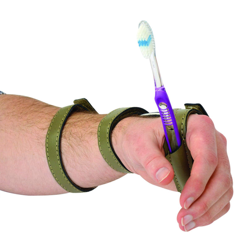 [Australia] - Sammons Preston 33859 Economy Wrist Support with Utensil Holder Pocket for Left Hand, Left Wrists, Large, 3.5' Left Large 