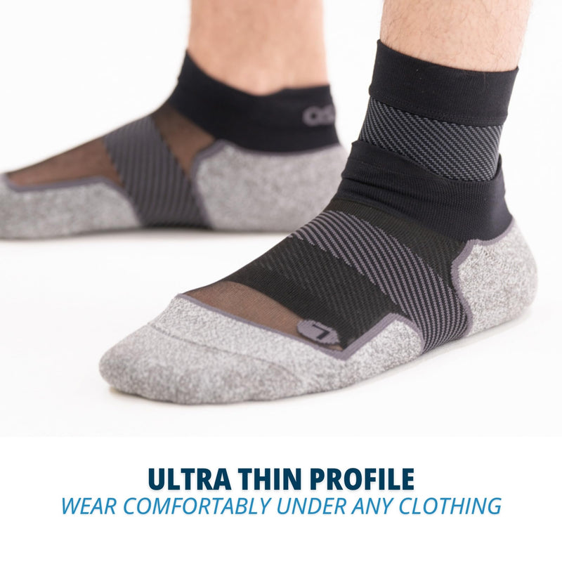 [Australia] - OS1st FS6 Plantar Fasciitis Foot Sleeves (One Pair) for Plantar Fasciitis Pain, Heel and Arch Pain, and Arch Support X-Small (1 Pair) Black 