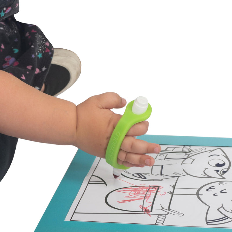 [Australia] - EaZyHold Art Pack - Silicone Adaptive Universal Cuff for Hand Grip Support, Daily Living Mobility Aid, Secure Hold on Pencils, Paint Brushes, Markers, Makeup - 4 Pack 