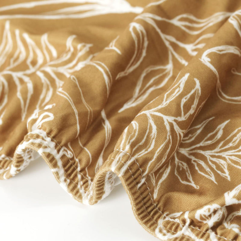 [Australia] - GRSSDER Stretch Ultra Soft Jersey Knit Changing Pad Cover Set 2 Pack, Change Table Pad Covers Fit 32"/34" x 16" Pads Safe and Snug, Stylish Jungle Deer Pattern for Baby Brown 