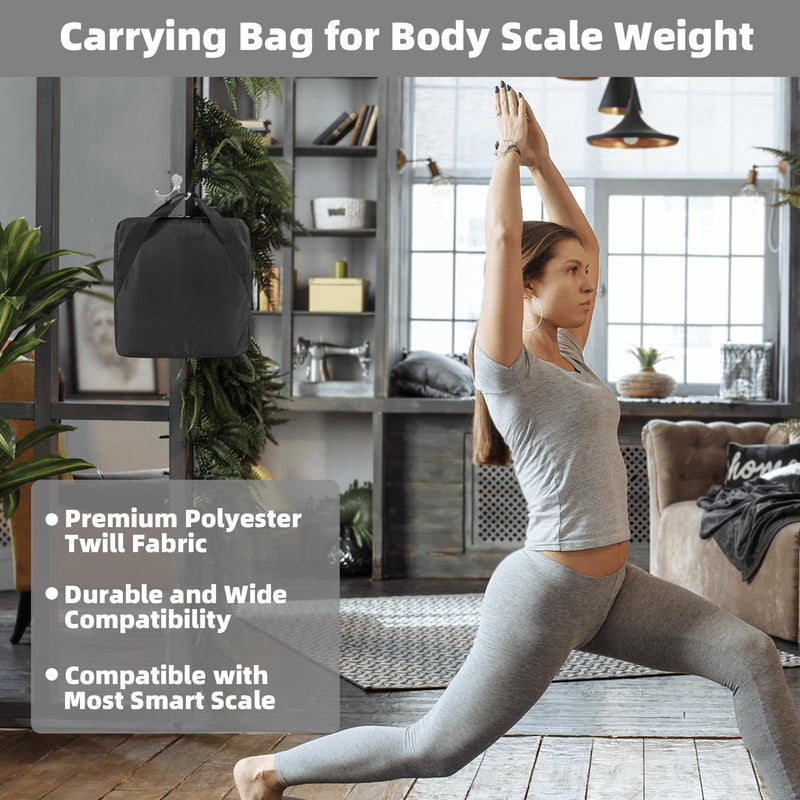Carrying Bag for Body Composition Monitor Scale, Digital Bathroom Scale Storage Case, 13.5 x 13.5 IN Travel Carrier Case for Most Smart Scale (Bag Only)