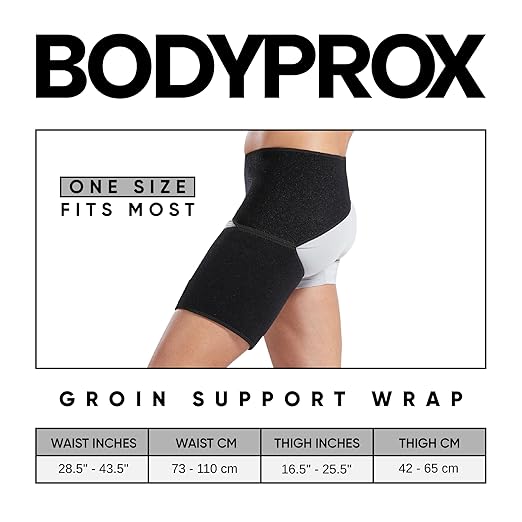 Hip Brace - Sciatica Pain Relief Brace - Thigh Hamstring Compression Support Wrap - Stabilizer for Groin, Hip Flexor, SI Joint for Labral Tear, Arthritis, Bursitis, Sciatic Nerve pain for Men Women