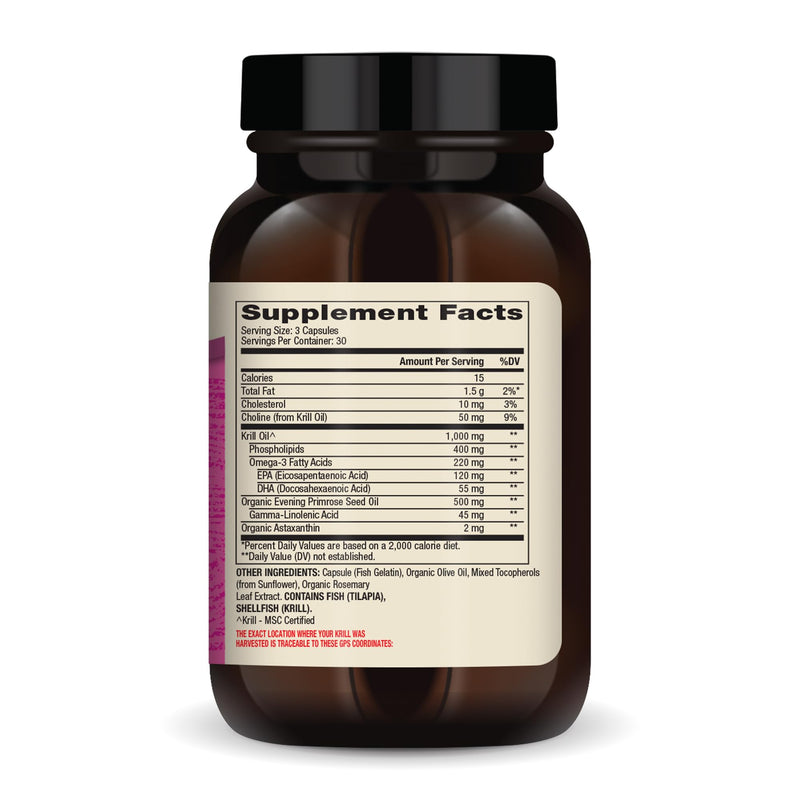 [Australia] - Dr. Mercola Krill Oil for Women - 2 mg Astaxanthin - MSC Certified Sustainable - Supports Brain, Skin & Immune Systems - with Omega-3s - Non-GMO, Gluten-Free & Soy-Free - 90 Capsules (30 Servings) Unflavored 90 Count (Pack of 1) 