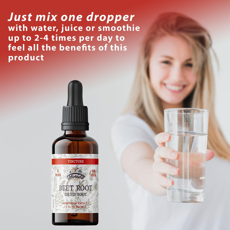[Australia] - Beet Root Supplement - Liquid Beets Extra Fast Absorption - Beet Root Tincture Organic Extract, Gluten Free, 2 Fl Oz 2 Fl Oz (Pack of 1) 