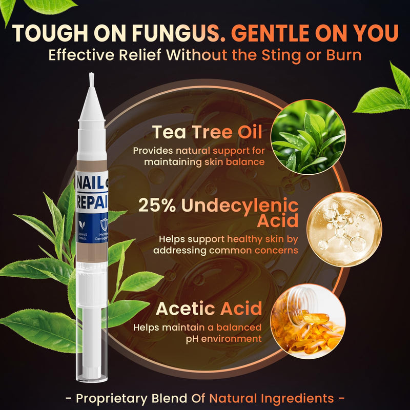 Toenail Fungus Treatment Extra Strength Pen for Toenail & Finger, More Pure Natural Plant Extracts, Toe Nail Fungus Treatments for Damaged Nail
