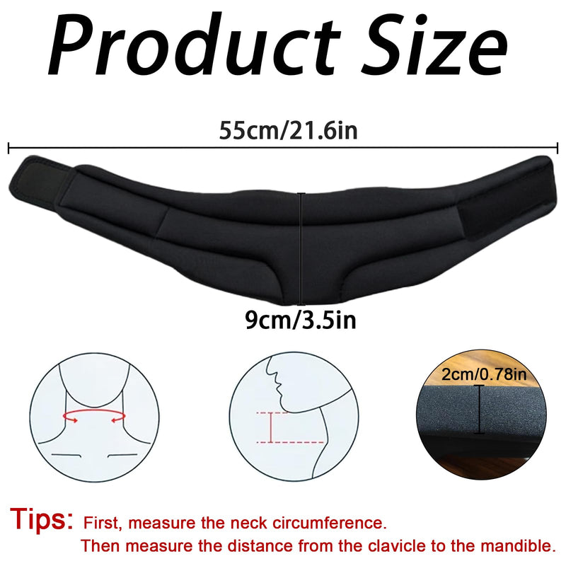 [Australia] - Raxfekro neck support for neck pain and support, neck bandage, neck stretcher made of soft foam neck brace for sleep pain and pressure for women men 