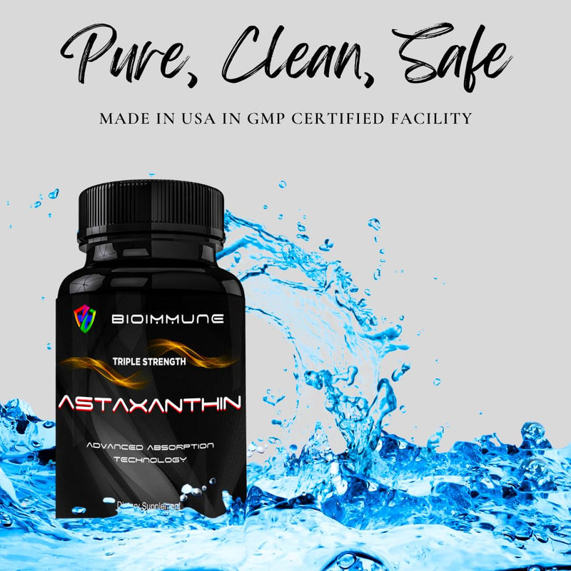 [Australia] - Triple Strength AstaQuil™ Astaxanthin 12mg Enhanced Absorption, 60 Softgels w/Organic Coconut Oil. Powerful Antioxidant for Eye, Joint & Heart Health. 1 