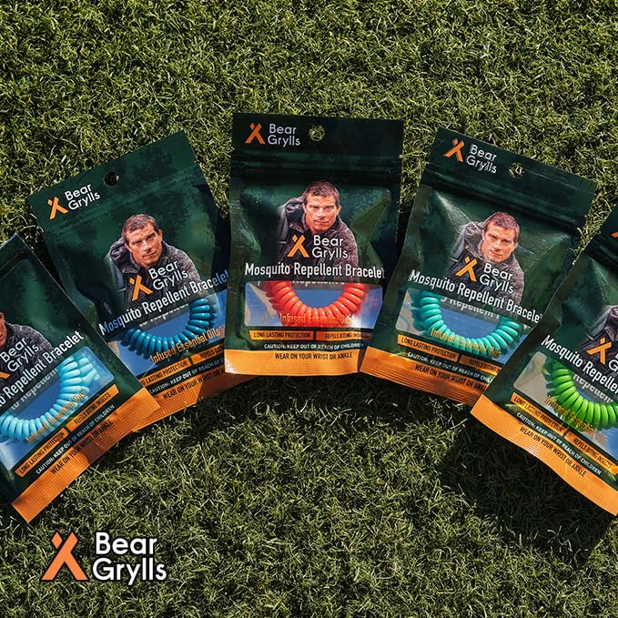 [Australia] - Mosquito Repellent Bracelets ‚Äì Natural Essential Oils | Family Pack | Child‚ÄëFriendly | Non‚ÄëToxic | Reusable Outdoor Wristbands | Individually Wrapped 