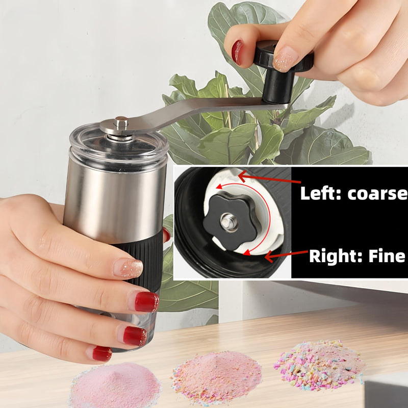 Manual Aluminum Pill Grinder/Smasher & Crusher - Fine Powder Medicine Crusher for Pets Elderly - Portable Tablet Splitter Metal Hand-Operated Mill for Small/Large Pills