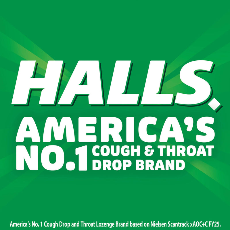 HALLS Defense Assorted Citrus Vitamin C Dietary Supplement Drops, 180 ct | Throat Drops, 20 Sticks of 9 180 Ounce (Pack of 1)