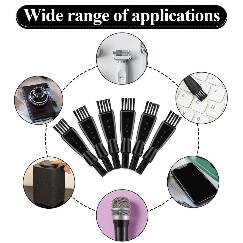 [Australia] - Molain Pack of 12 razor brushes, razor cleaning brush, double-head shaving brushes, cleaning brush, beard brush for removing beard residue and dust (12 pieces) 
