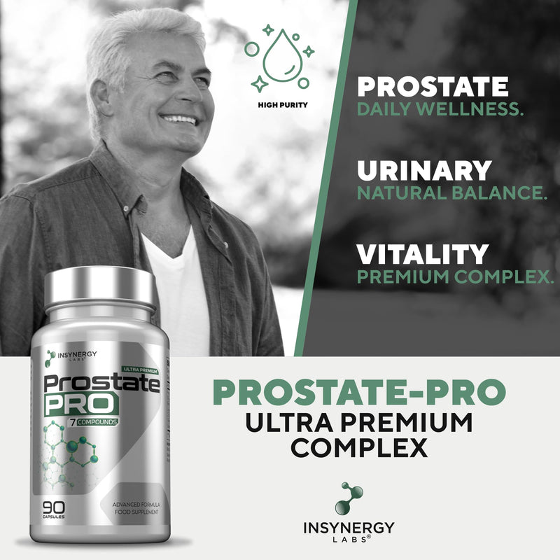 Ultra Premium Prostate Supplement - Prostate Pro, Prostate Supplements for Men | Stinging Nettle, Beta Sitosterol, Lycopene 90 Vegan Capsules Prostate Support