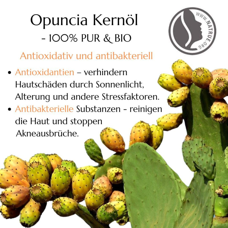 [Australia] - Green idea - Prickly Pear Seed Oil Organic Cold Pressed Facial Oil with Argan Oil Hair Oil - Natural Anti-Aging Facial Oil - Moisture for Face - Antioxidant Protection - Against Dark Circles NaTrue 25 ml 
