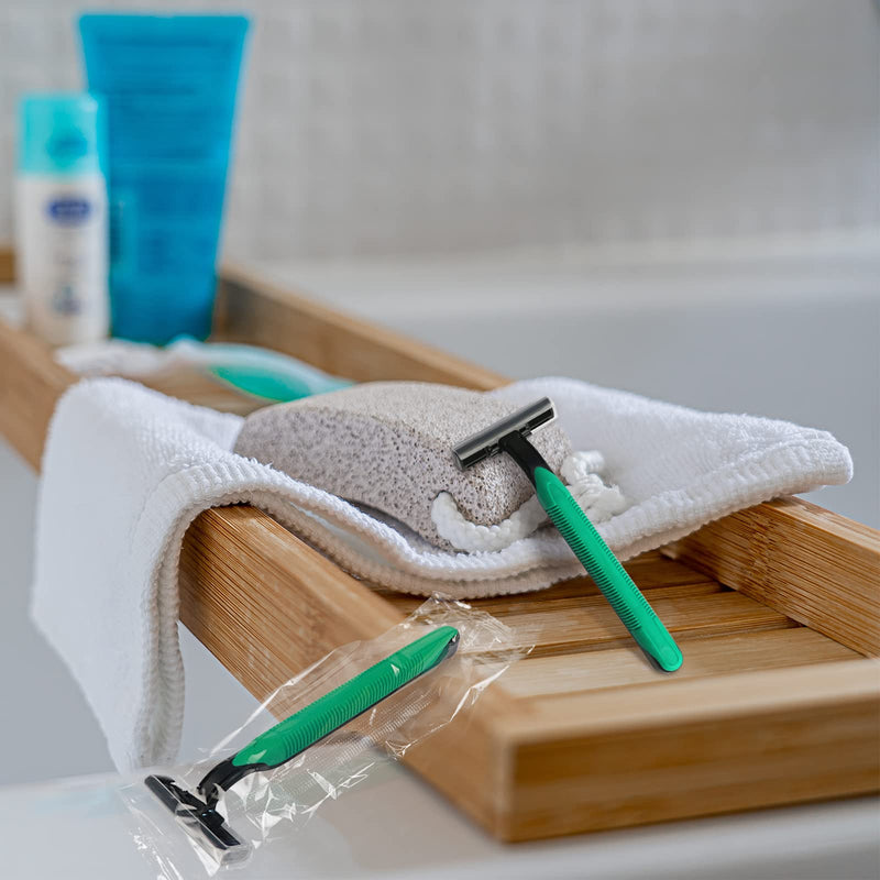 [Australia] - Disposable Razors Bulk, Individually Wrapped Razors for Travel, Hotel, Airbnb, and Homeless (100 Pack) 100 Pack 