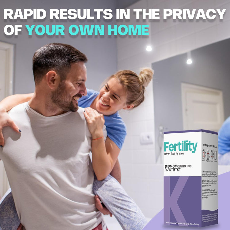 [Australia] - Trak Plus Male Fertility Testing System Fertility Home Test Kit for Men- Shows Normal or Low Sperm Count- Easy to Read Results-Convenient, Accurate, Private 