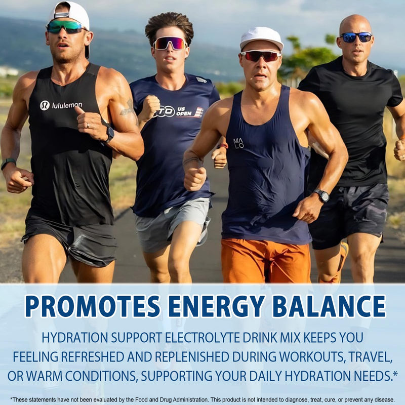 48 Packs Electrolytes Sachets-Electrolyte Powder Sachets Electrolytes Drinks Hydration Nutrition Mixes 5 Liquid Daily IV Recharge for Balance Gut Eye Health, Muscle Comfort, Sugar Free (2 Pack) 2 Pack