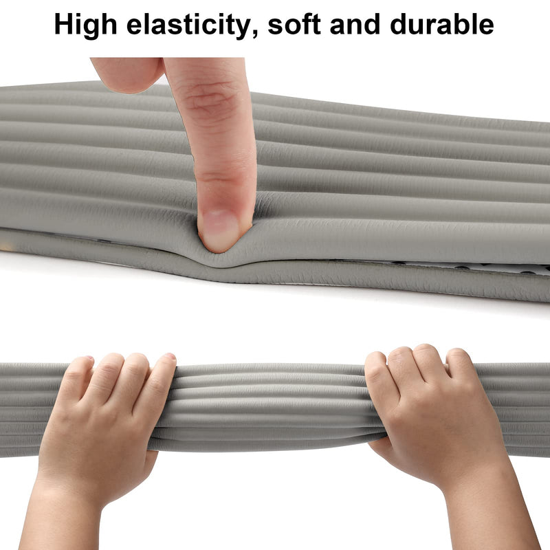 [Australia] - Upgrade Baby Proofing Edge Corner Protector, 16.4ft Edge Guards Padding with 3M Adhesive, Extra-Wide Soft Rubber Foam padding, Furniture,Sharp Edge Safety Corner Edge Bumper Guard-Gray Gray 