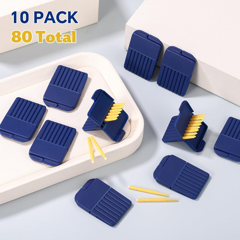 80pcs Hearing Aid Filters for Starkey, Plastic Hearing Aid Wax Guard Filters Practical Cleaning Tools Kit Compatible with Starkey Livio Livio AI