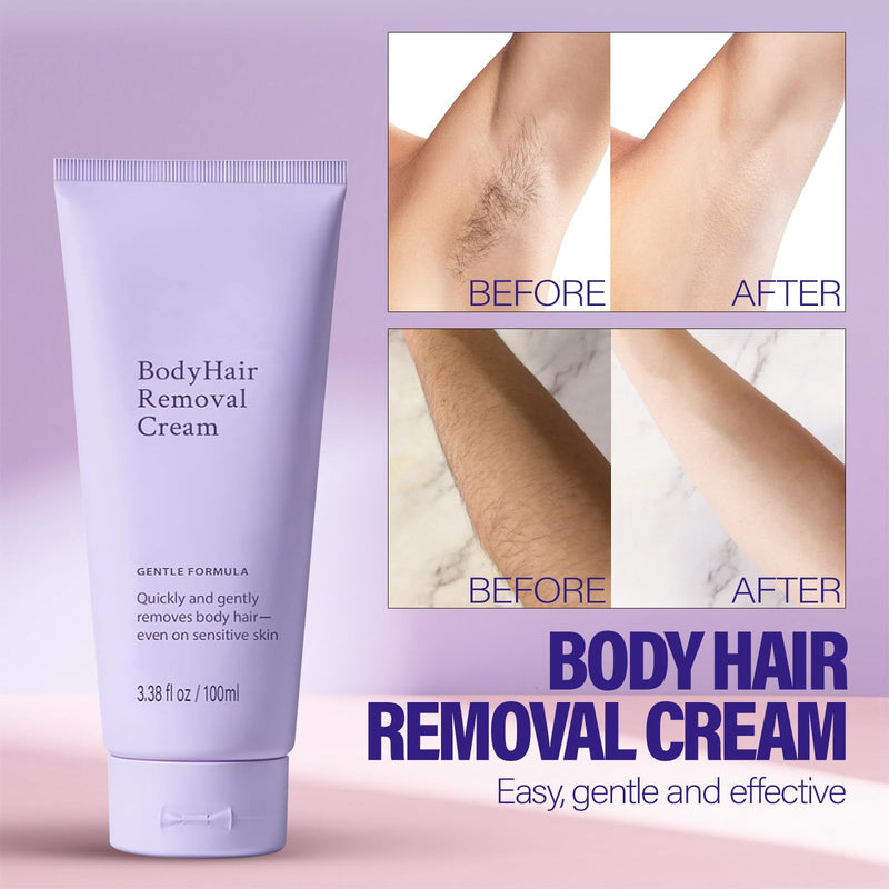 [Australia] - Hair Removal Cream for Women - All In One Body & FaceDepilatory Cream - Fast Acting Formula for Smooth SkinGentle on Sensitive Skin 1 Count (Pack of 1) 