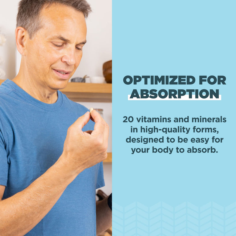 Ancient Nutrition Mutlivitamin Men's Once Daily Capsules, 30 Count + Multivitamin Women's Once Daily Capsules, 30 Count
