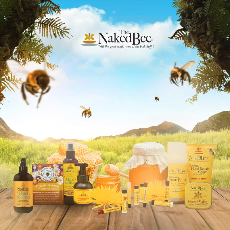 [Australia] - The Naked Bee Orange Blossom Honey Restoration Foot Balm, (2 oz) - 2 Pack 2 Ounce (Pack of 2) 