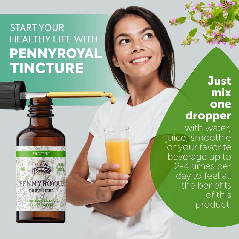 [Australia] - Pennyroyal Tincture, Organic Pennyroyal Extract (Mentha pulegium) Dried Herb, Non-GMO in Cold-Pressed Organic Vegetable Glycerin 2 oz, 670 mg 2 Fl Oz (Pack of 1) 