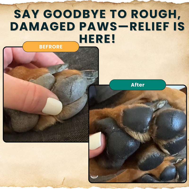 Trail Hound - All Natural Paw, Nose, & Skin Balm 2oz - Protects, Restores & Heals Dry Cracked Paws & Snout - Relieves Itchy Skin - Dog Paw Protector - Paw Soother For Dogs - Lick Safe Dog Paw Pad Balm - PawsPlanet Australia