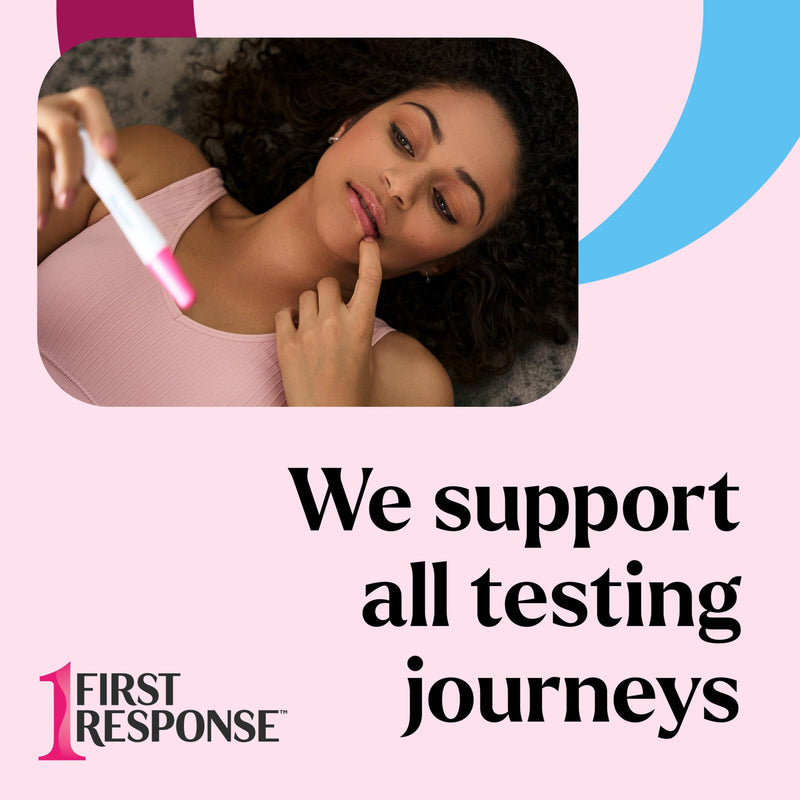 FIRST RESPONSE Comfort Check Pregnancy Test, 8 Count, Pink & White | Test As Early As 6 Days*, Over 99% Accurate*, Early Pregnancy Detection, Answers In Minutes, Trusted For 30 Years