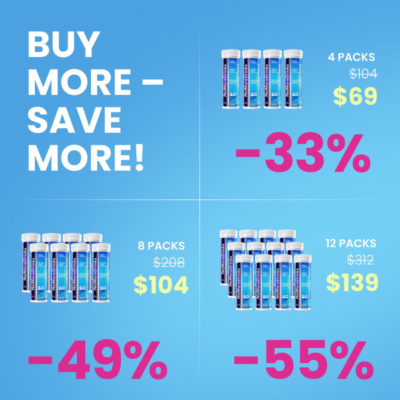 [Australia] - NoMoreDrinks Anti Alcohol Craving Supplement | Liver Detox & Combat Cravings | Energy Support Alcohol Replacement Drink | Organic Milk Thistle Supplement & Dandelion Root & 5HTP | (10) Energy Pills 1 