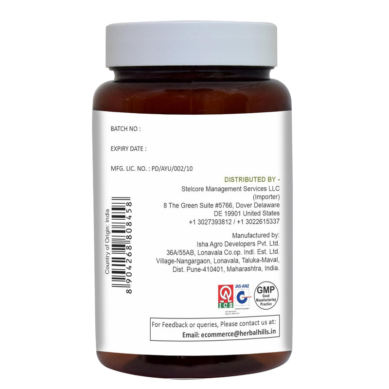 [Australia] - HERBAL HILLS Guggul Capsule with Arjuna Extract 1000mg 120 Count 
