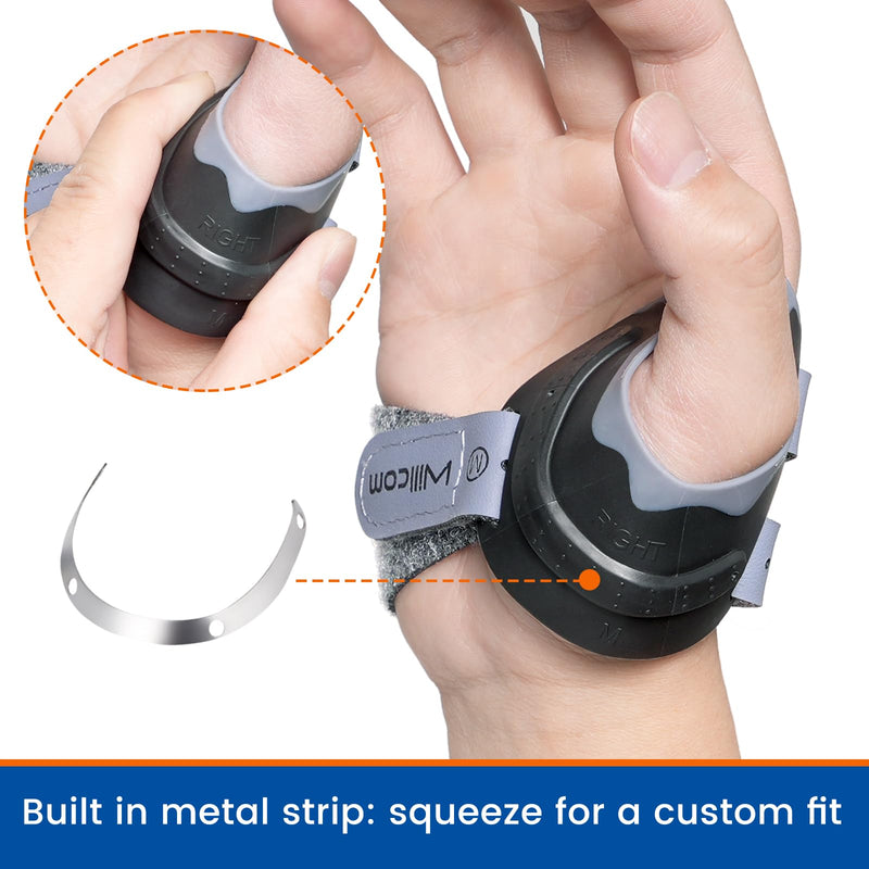 [Australia] - CMC Joint Thumb Stabilizer Brace for Osteoarthritis, Arthritis Pain Injury Relief Support, Spica Splint for Women and Men(Right Hand, Medium,7 3/4″- 8 7/8″) Right Hand 