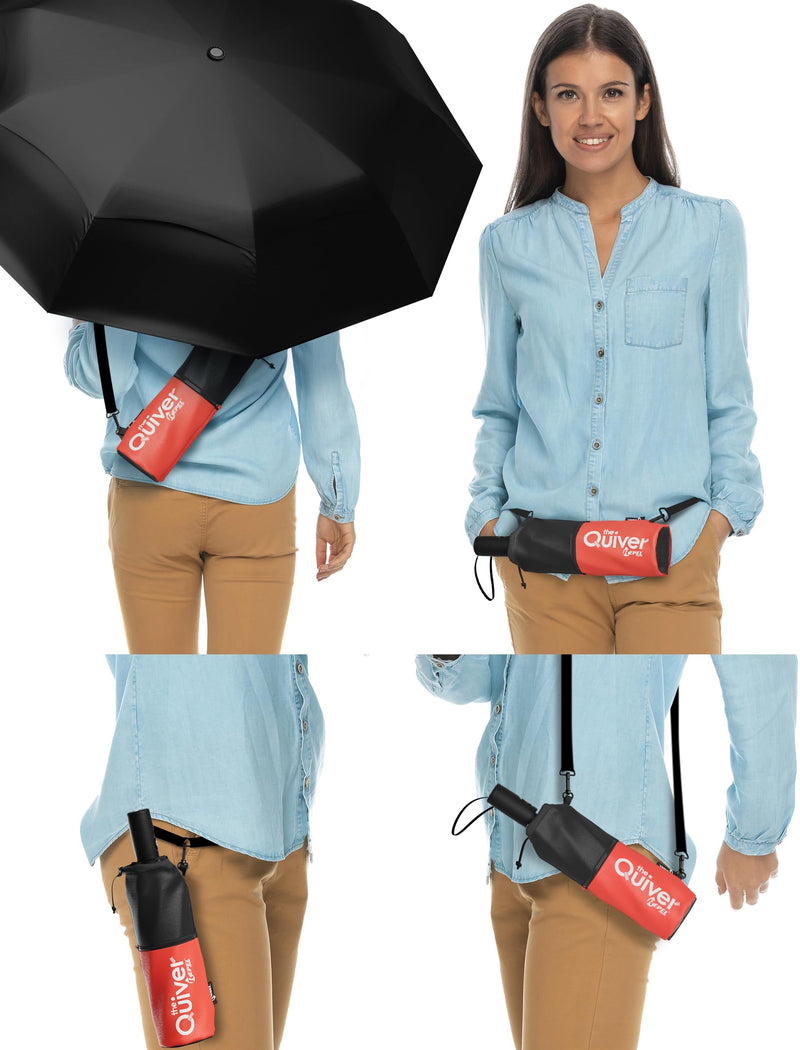 Repel Travel Umbrellas with Waterproof Cases – Compact, Windproof Design with Auto Open, Reinforced Frame, and Reliable Rain Protection Anywhere
