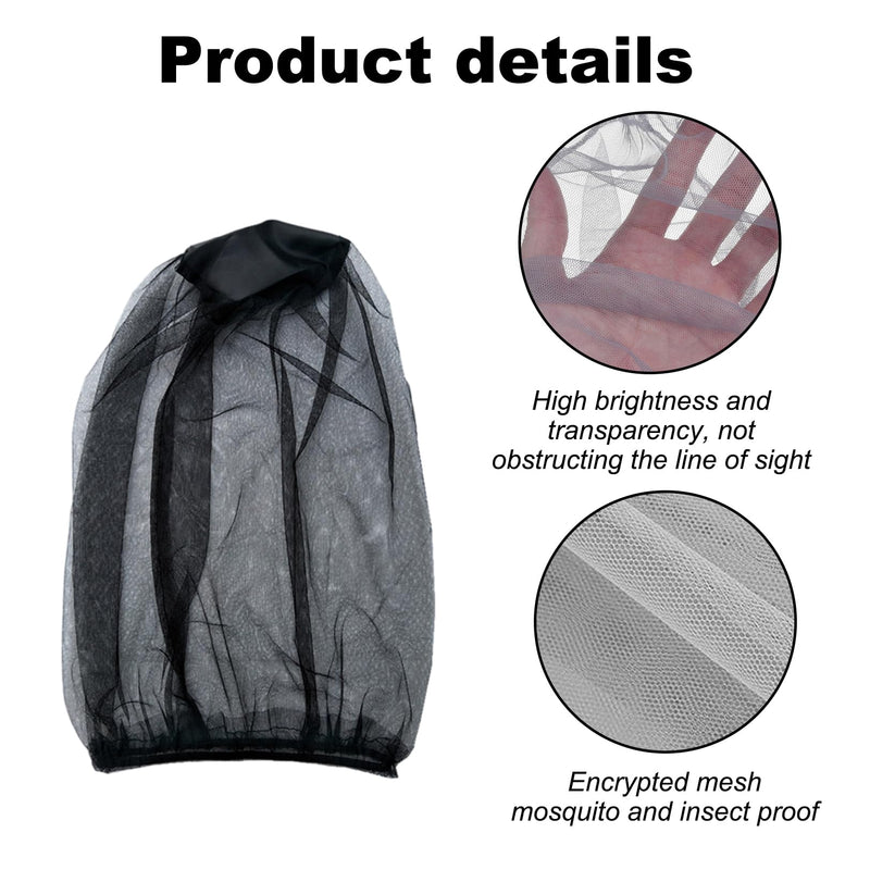 [Australia] - Pack of 2 mosquito net head, hat with mosquito net, head net face mesh, mosquito head mosquito net head, head protection face mosquito protection, mosquito nets protection net for outdoor/climbing hiking for insect protection 