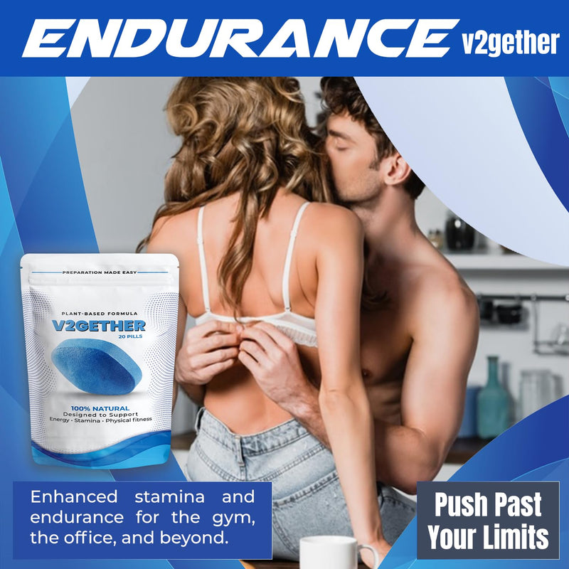Herbal Male Vitality Supplement for Men – Natural Stamina Booster & Energy Support with Ginseng & Herbal Extracts – Endurance, Blood Flow & Performance Support Pills for Men (40 Tablets) 40 Tablets