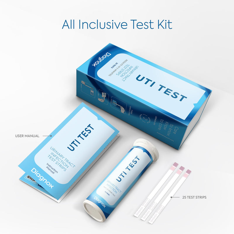 [Australia] - UTI Test Strips for Women - Accurate Results in 2 Minutes - Urine Test Strips for Urinary Tract Infections, 25 Count 