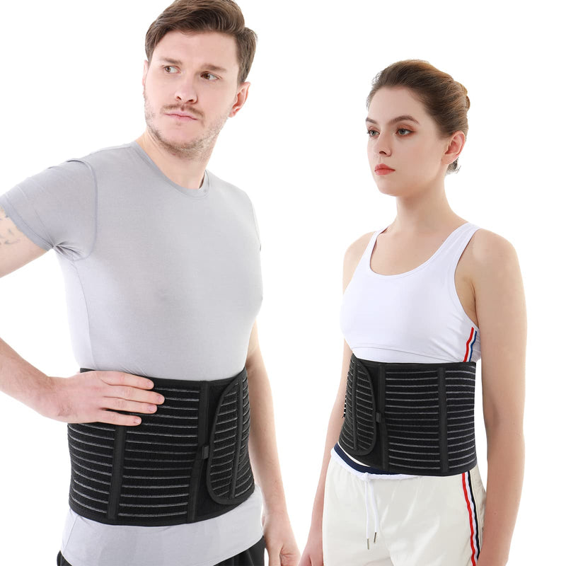 Umbilical Hernia Belt for Men & Women Plus Size, Abdominal Binder Support for Belly Button Hernia Support, Pain and Discomfort Relief from Umbilical, Navel, Ventral and Incisional Hernias (47"-59" 2XL/3XL