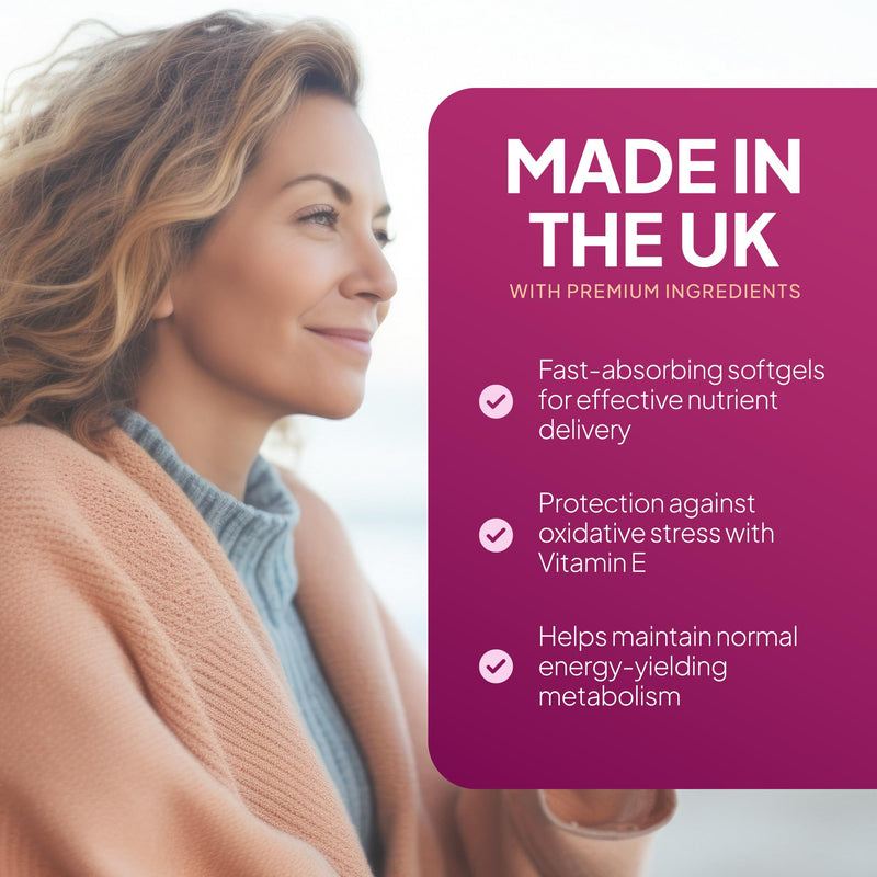 Evening Primrose Oil 3000mg Capsules | Supports Hormonal Balance & Healthy Skin | with Added Vitamins B6 & E | 360 Softgels Capsules = 4 Months’ Supply | GMP-Certified & UK-Made Unflavoured 180 count (Pack of 2)