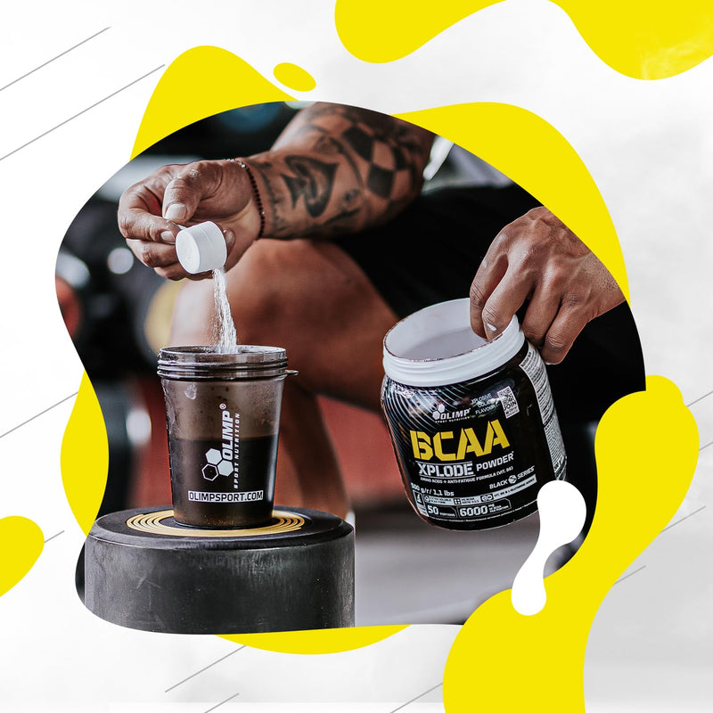 OLIMP SPORT NUTRITION Olimp Labs Fruit Punch BCAA Xplode Recovery and Energy Supplement Powder, 500 g, BCAA Xplode 500 g tub - Fruit Punch