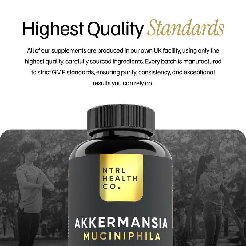 Akkermansia Muciniphila Probiotic Capsules – Gut Health & Microbiome Support Supplement – 60 Vegan Capsules for Digestion, Gut Barrier & Metabolic Health 60 count (Pack of 1)