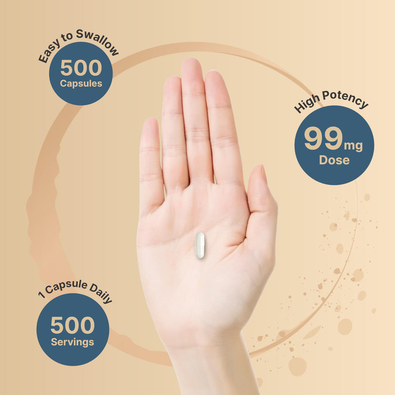 [Australia] - Potassium Citrate Supplement 99mg, 500 Capsules | Easily Absorbed Chelated Form ‚Äì Essential Mineral Electrolyte Balance ‚Äì Supports Muscle, Bone, & Heart Health ‚Äì Non-GMO 