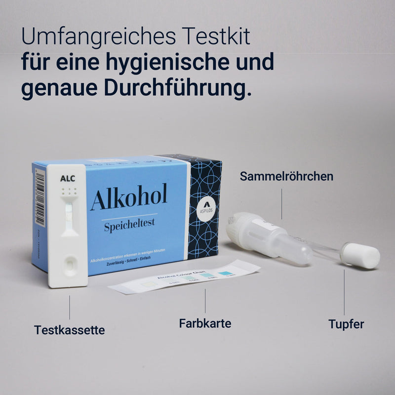 [Australia] - ASPILOS alcohol rapid test - breathalyzer for home - results in 3 minutes - reliable & precise - medical tests with laboratory quality 