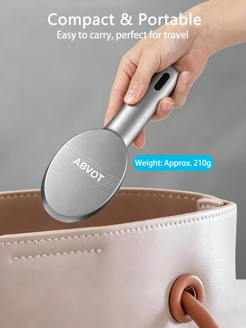 3-in-1 Electric Scalp Massager Brush, Vibrating Scalp Massager Comb with Hair Oil Applicator for Scalp/Face/Body Relaxation, Portable Massager Tool for Home & Travel, Gift for Men & Women (Grey) Grey
