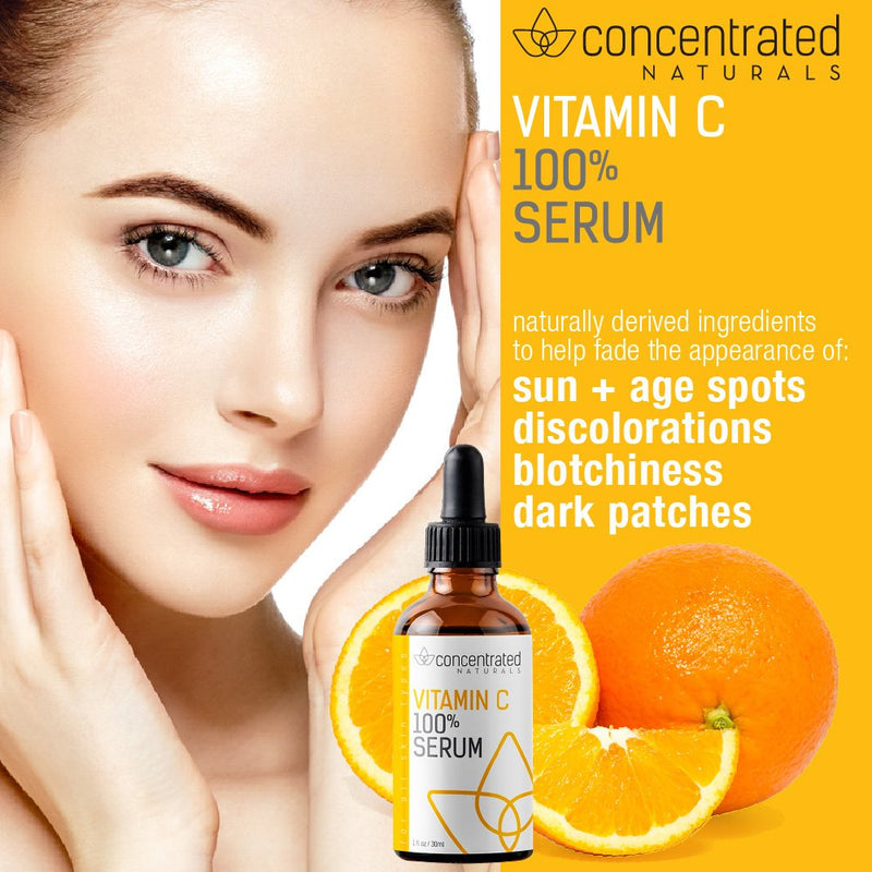 Vitamin C Serum for Face, High Concentrate Brightening Formula, 1 oz | May help smooth the appearance of wrinkles and even the look of skin tone for a more youthful-looking complexion.