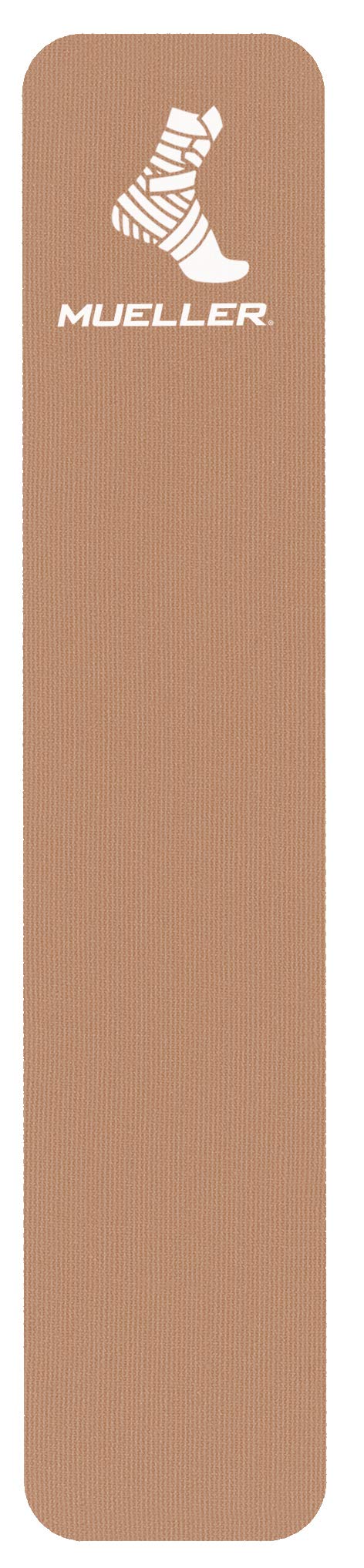 [Australia] - MUELLER Sports Medicine Typhoon Kinesiology Therapeutic Tape, Quality Athletic Tape, Latex Free, 20 Pre-Cut I-Strips, 2" x 9.75" Each Strip, Beige 