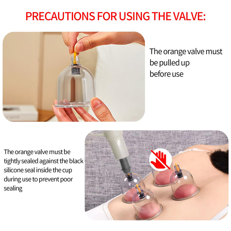 [Australia] - Cupping Set, 24 Cups Cupping Kit for Massage Therapy, Chinese Cupping Therapy Set with Magnetics, Professional Vacuum Cupping Set for Cellulite Reduction Muscle Pain Relief with Manual Pump 