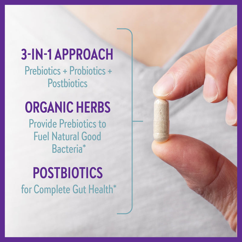 [Australia] - New Chapter Probiotic All-Flora - 60 ct (2 Month Supply) for Advanced Digestion & Complete Gut Health with Prebiotics + Postbiotics, Clinically Studied Strains, 100% Vegan, Non-GMO, Shelf Stable Unflavored 60 Count (Pack of 1) 