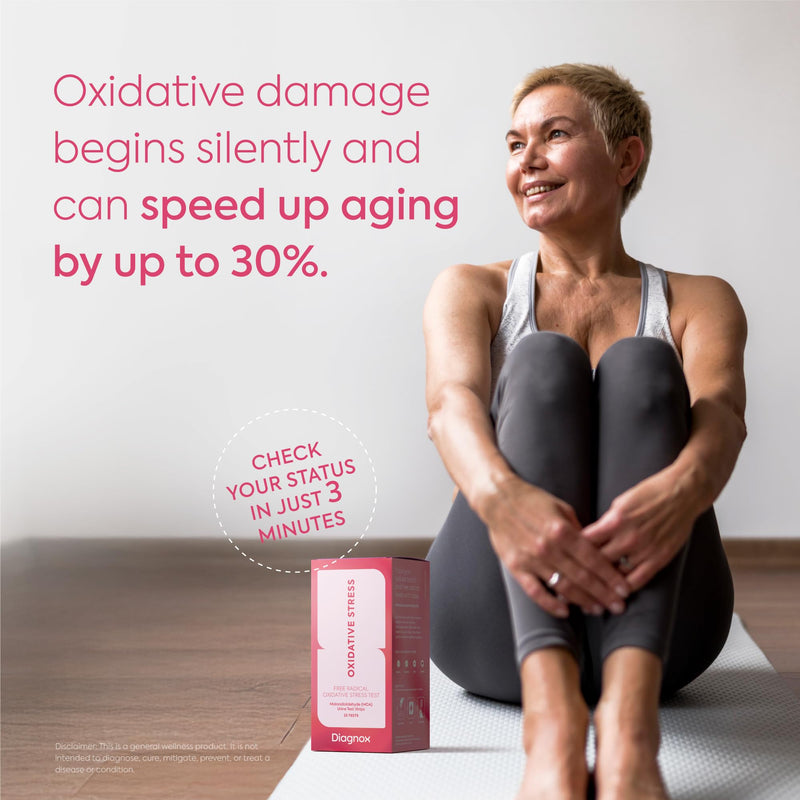 [Australia] - Oxidative Stress Test ‚Äì at Home Urine MDA Test Strip | Free Radical & Antioxidant Marker | Wellness, Longevity & Vitality Test | Fast Results in 3 Mins | 25 Self Tests 
